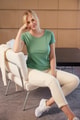 Dames T-shirt Daiber Basic-T 8007